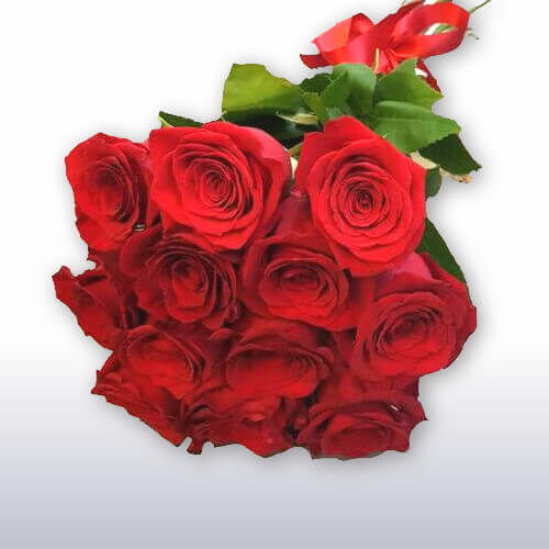 Consegna domicilio bouquet 12 rose rosse