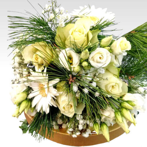 Consegna a domicilio fiori Milano - Bouquet di Fiori misti assortiti bianchi