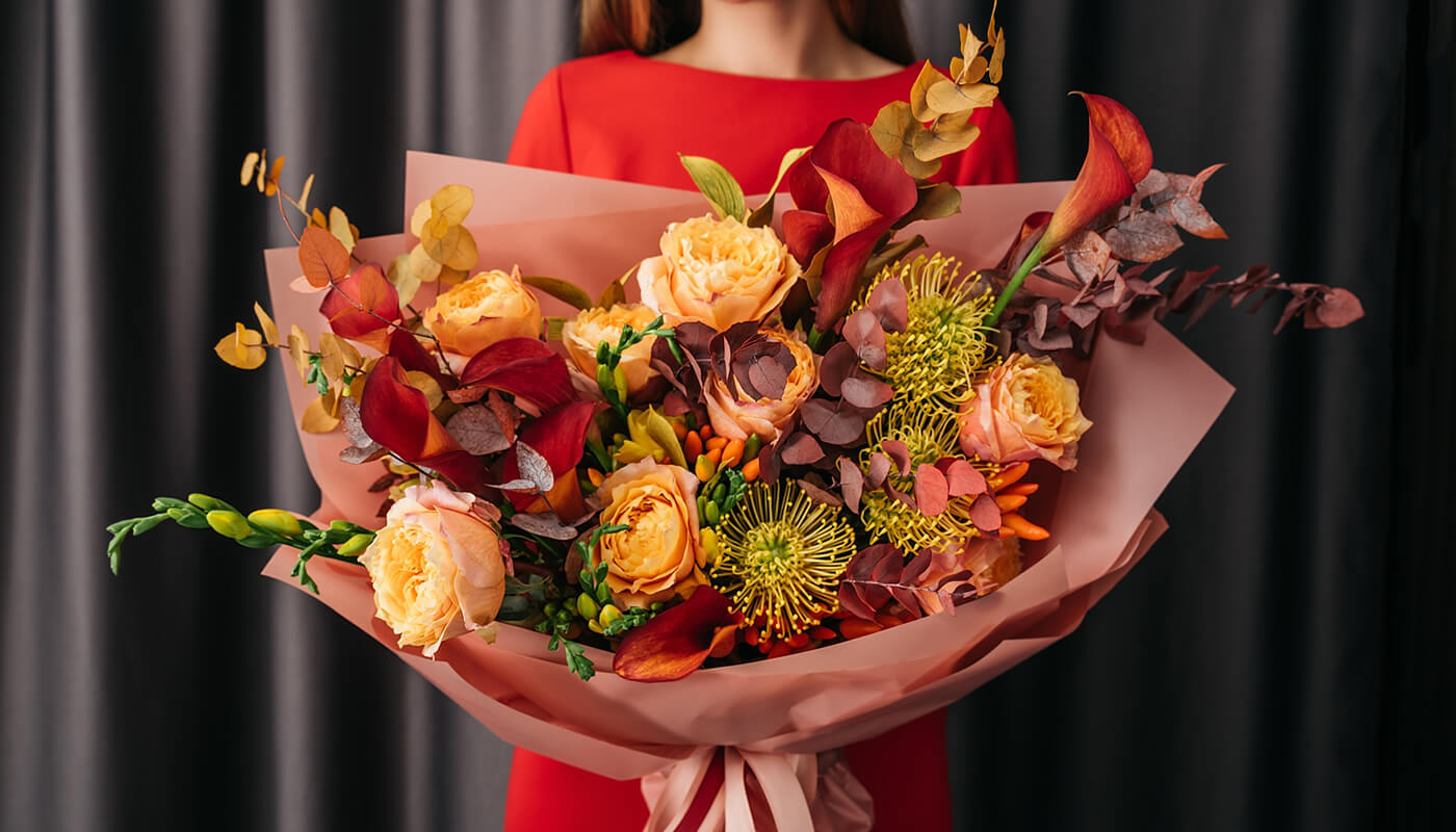 Bouquet di stagione - Fiori dell'autunno consegniamo a domicilio