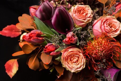 Bouquet di fiori freschi di stagione - Autunno