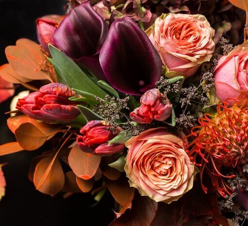 Bouquet di fiori freschi di stagione - Autunno
