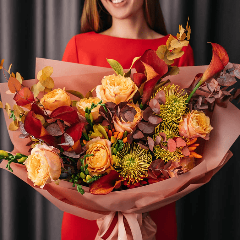 Bouquet di fiori freschi di stagione - Autunno