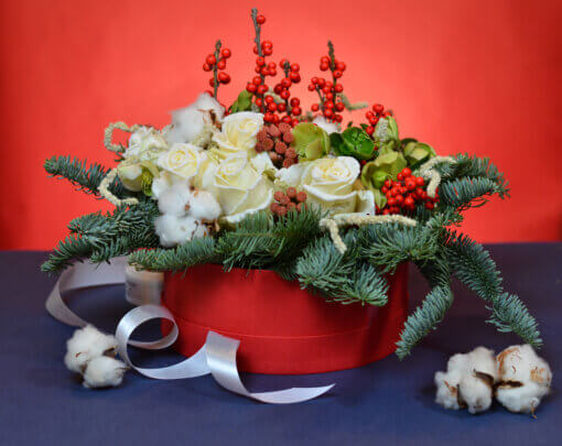 Natale in montagna Christmas Flower Box