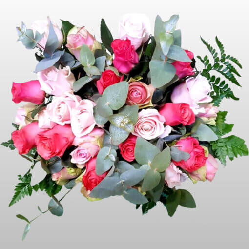 Bouquet rose rosa. Consegna a domicilio a Milano e Roma