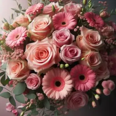 Total pink bouquet