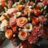 Warm colours bouquet arancio