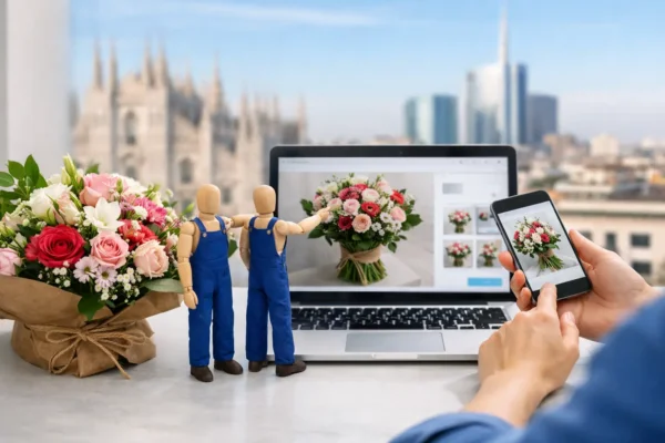 Acquistare bouquet online rapidamente a Milano