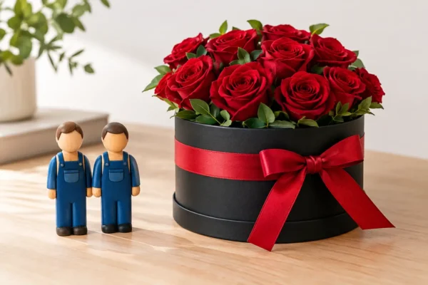 Flower box con rose: il regalo che resta impresso